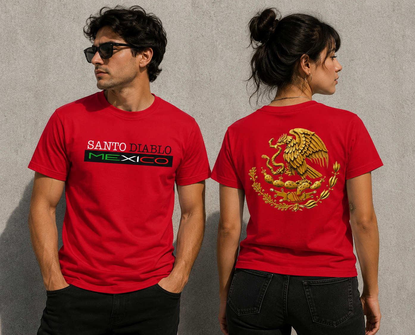 MÉXICO ROJO Unisex t-shirt - Imagen 3